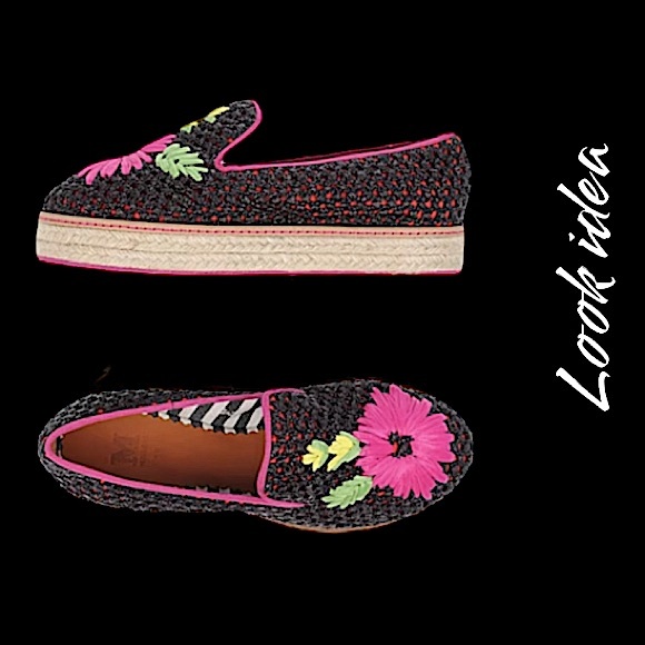 M Missoni Embroidered raffia platform espadrilles - Picture 14 of 14